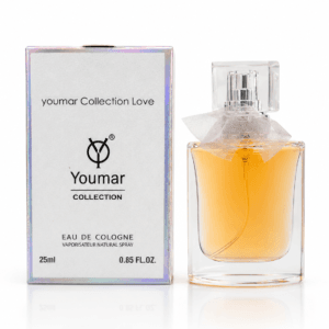 عطر يومار كولكشن لوف (Youmar Collection Love)، ويأتي في زجاجة بحجم 25 مل